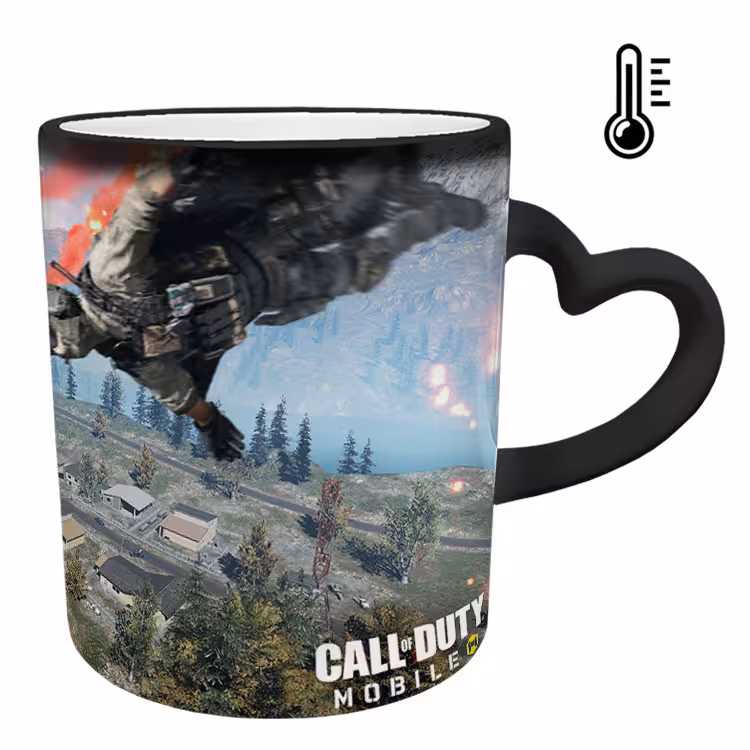 خرید ماگ-لیوان حرارتی  دسته ساده  بازی کال آف دیوتی call of duty کد 93