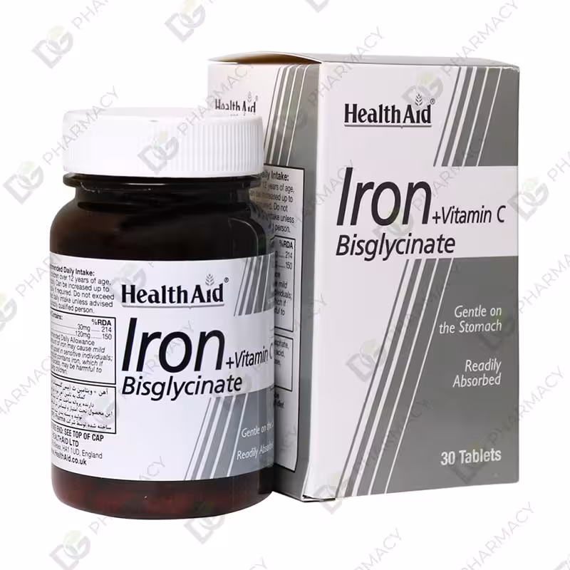 قرص آیرون بیس گلیسینات دیجی فارماسی