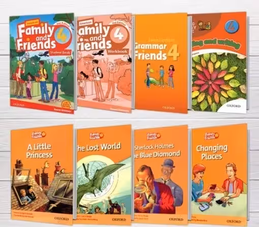پکیج کامل فمیلی اند فرندز 4 | کتاب انگلیسی Family and Friends 4