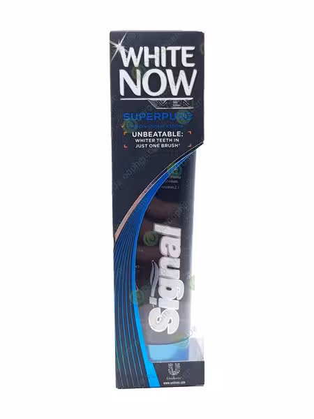 خمیر دندان سیگنال سری White Now مدل Superpure-Signal White Now Men Superpure Toothpaste
