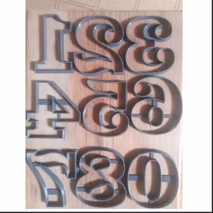 کاتر شیرینی و کوکی مدل اعداد بسته 9 عددی