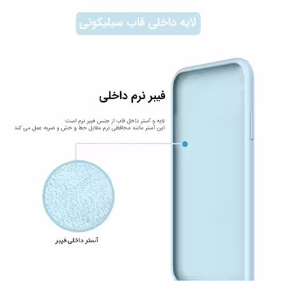 کاور مدل سیلیکون مناسب برای گوشی موبایل سامسونگ Galaxy A51