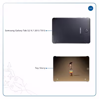 برچسب پوششی ماهوت مدل Toy Story مناسب برای تبلت سامسونگ Galaxy Tab S2 9.7 2015 T815