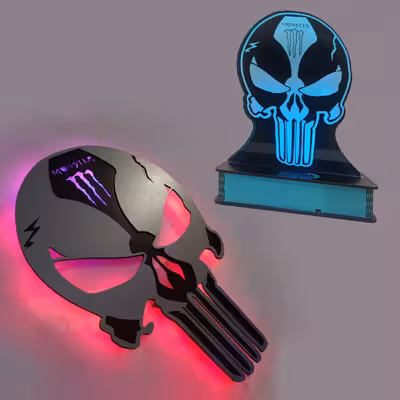 چراغ رومیزی مدل اسکلت