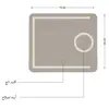 اینه لمسی سایا کابینت مدل فراز