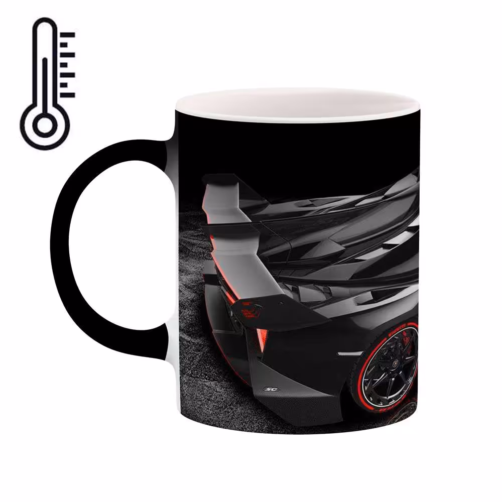 ماگ حرارتی طرح ماشین Lamborghini veneno مدل mgph15601