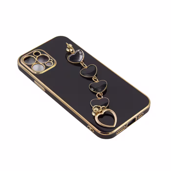 کاور مدل زنجیری طرح قلب مناسب برای گوشی موبایل اپل IPHONE 12PROMAX
