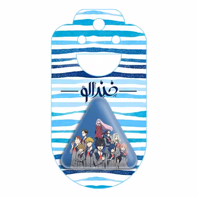 پیکسل خندالو طرح انیمه دارلینگ Darling مدل مثلثی کد 10506