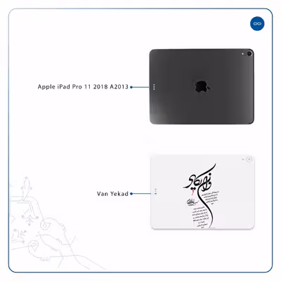 برچسب پوششی ماهوت مدل Van-Yekad مناسب برای تبلت اپل iPad Pro 11 2018 A2013
