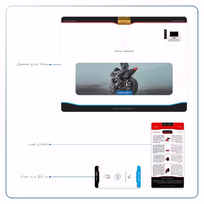 برچسب پوششی ماهوت مدل Motorcycling مناسب برای تبلت هوآوی Mediapad M6 10.8 2019