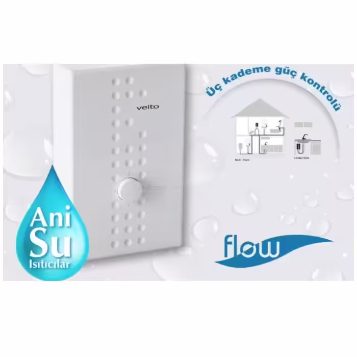 آبگرمکن ویتو مدل FLOW S  (F12)