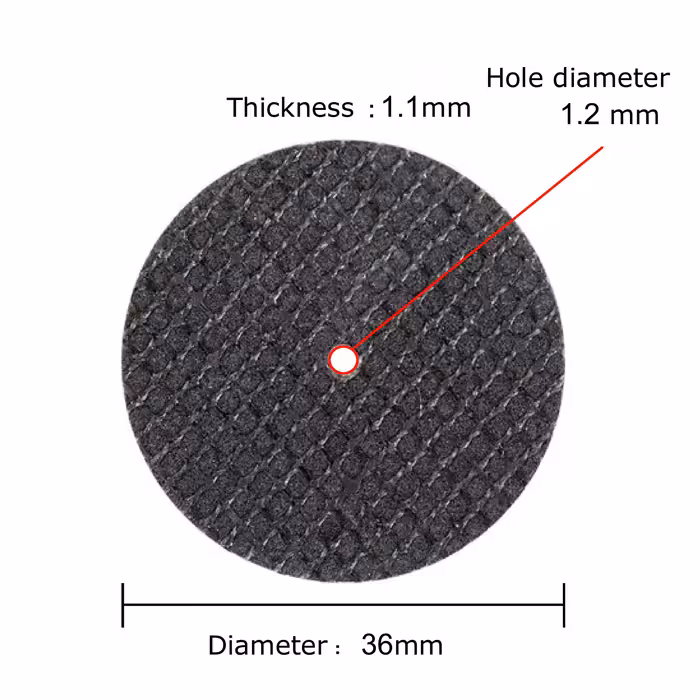 صفحه برش فرز درمل مدل 36mm بسته 10 عددی
