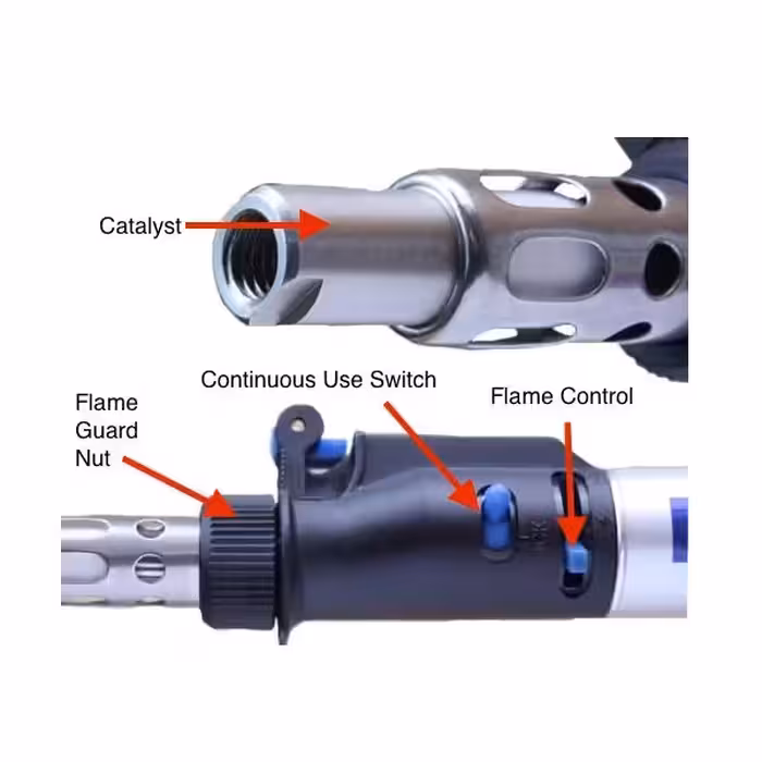 سرپیک شعله افکن و هویه درمل مدل VERSATIP 2000-6