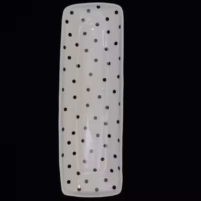 شیرینی خوری سرامیکی هیوا طرح رولت خالدار کد 10984478