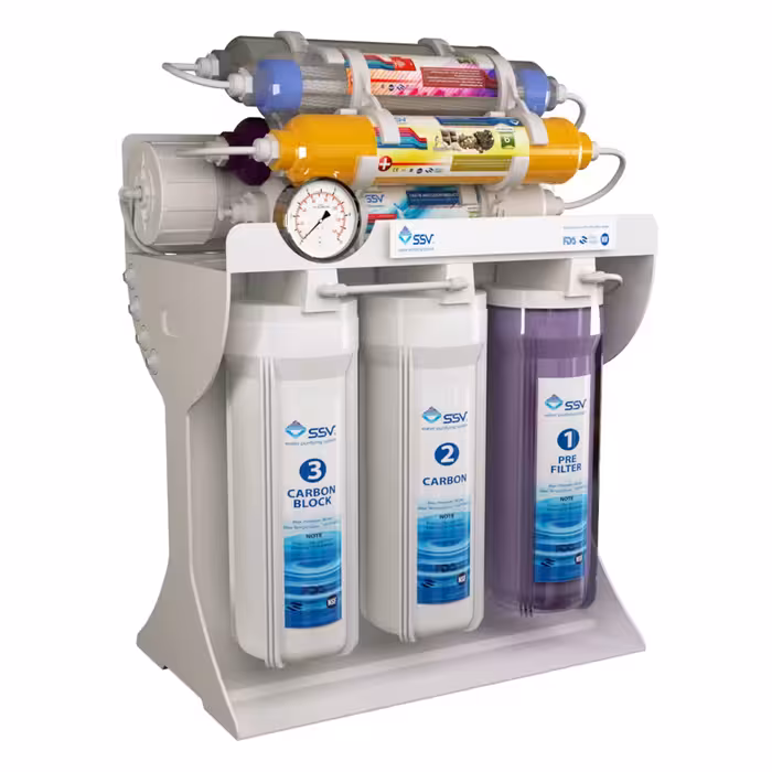 دستگاه تصفیه کننده آب اس اس وی مدل MaxPro 2W X900 به همراه شیر دوکاره