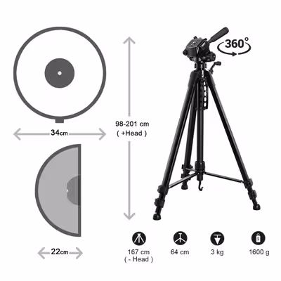 رینگ لایت نکسوس مدل HS200WH-N