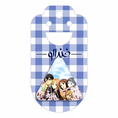 پیکسل خندالو طرح انیمه هنر شمشیر زنی آنلاین مدل مثلثی کد 12083