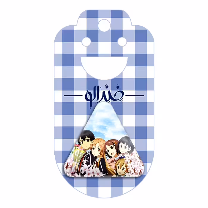 پیکسل خندالو طرح انیمه هنر شمشیر زنی آنلاین مدل مثلثی کد 12083