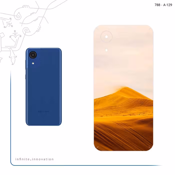 برچسب پوششی ماهوت مدل Sahara Desert مناسب برای گوشی موبایل سامسونگ Galaxy A03 Core