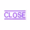 چراغ دیواری نئون دیزاین طرح Close_PR