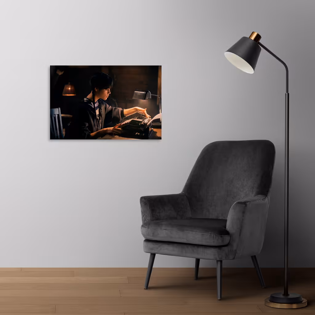 تابلو شاسی طرح سریال Wednesday مدل NV0156