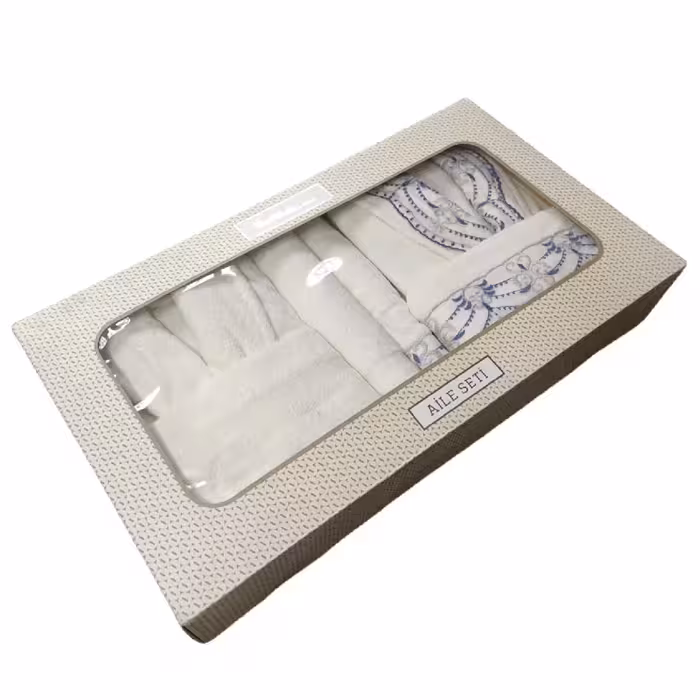 ست حوله پالتویی 6 پارچه ازدیلک مدل Nostalgia