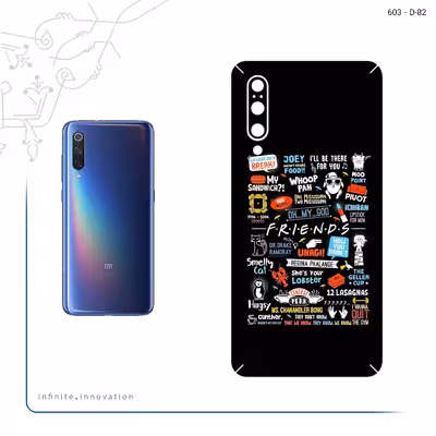 برچسب پوششی ماهوت مدل Friends 2 مناسب برای گوشی موبایل شیائومی Mi 9