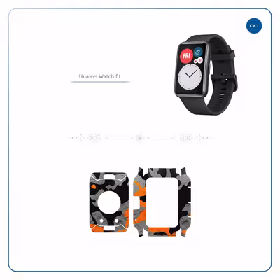 برچسب ماهوت طرح Autumn Army مناسب برای ساعت هوشمند هوآوی Watch Fit