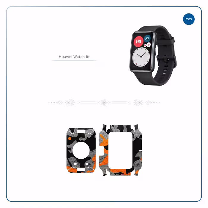 برچسب ماهوت طرح Autumn Army مناسب برای ساعت هوشمند هوآوی Watch Fit