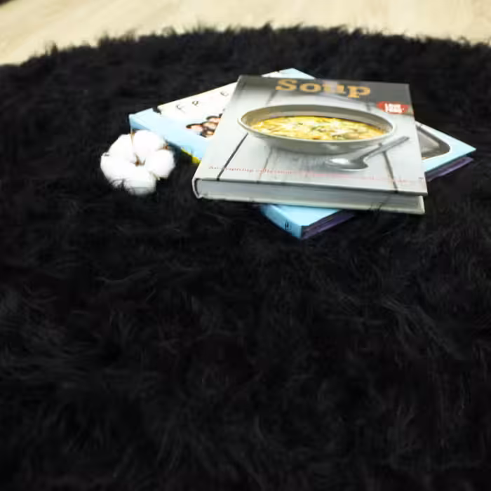 فرش ماشینی هیراد هوم فرنشینگ طرح خز پرز بلند فانتزی