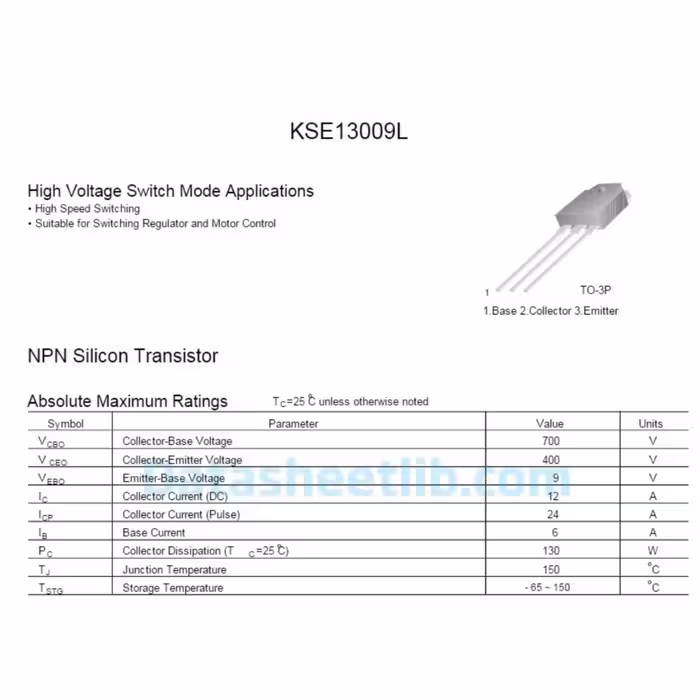 ترانزیستور مدل E13009L