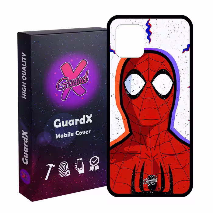 کاور گارد ایکس طرح Spider Man مدل Glass10495 مناسب برای گوشی موبایل سامسونگ Galaxy Note 10 Lite / A81