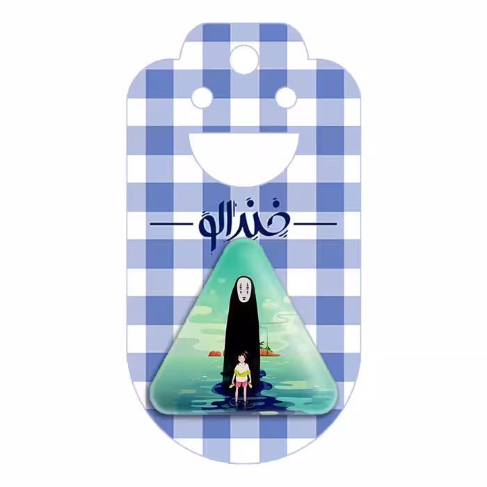 پیکسل خندالو طرح انیمه شهر اشباح مدل مثلثی کد 4882