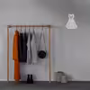 چراغ دیواری نئون دیزاین طرح Women-Clothes_WHT