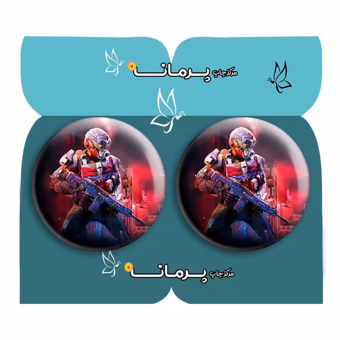  پیکسل پرمانه طرح call of duty کد pm2n.7656 مجموعه 2 عددی