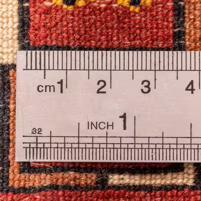 فرش دستبافت  سه و نیم متری مدل ترکمن کد 40.1933