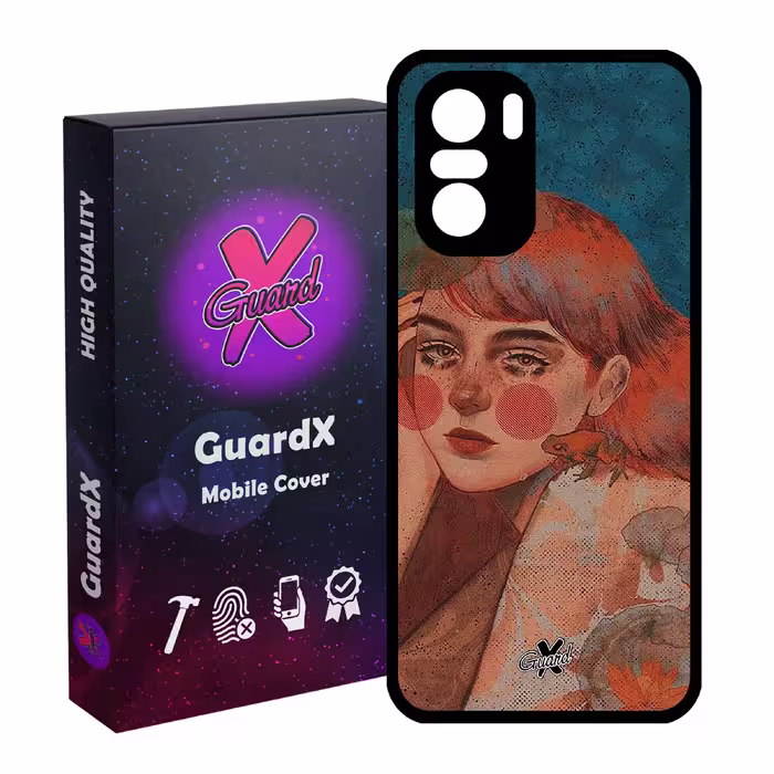 کاور گارد ایکس طرح Girl مدل Glass10330 مناسب برای گوشی موبایل شیائومی Poco F3/MI 11X/MI 11X Pro/Redmi K40/K40 Pro