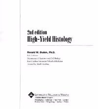 خرید و دانلود نسخه کامل کتاب High Yield Histology 2d ed