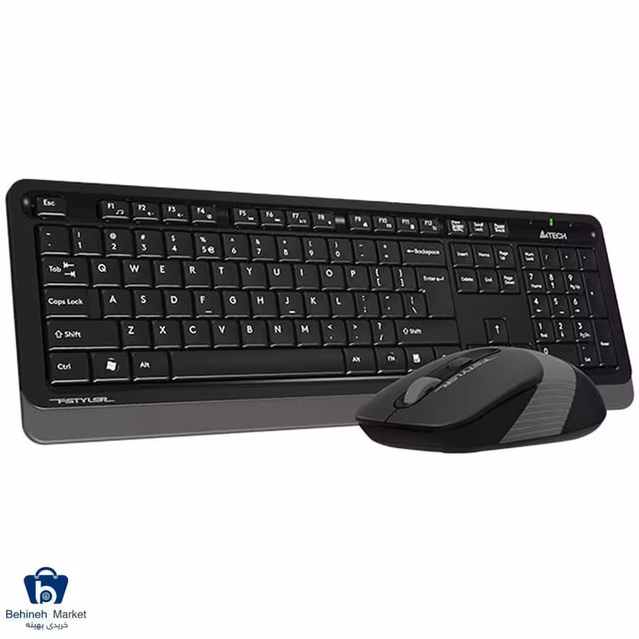 کیبورد و ماوس بی سیم ای فورتک مدل FSTYLER FG1010