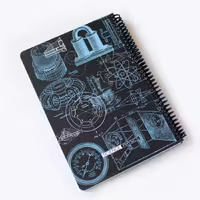 دفتر خط دار PHYSICS سورمه ای دات نوت (dotnote)