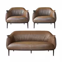 نیم‌ست مبل اداری چهارنفره آرام گستر مدل آرام