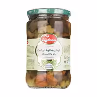 ترشی مخلوط درشت سمیه 670 گرمی