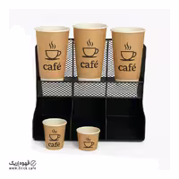 استند 6 خانه برای لیوان کاغذی