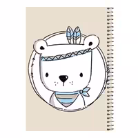 دفتر مشق 80 برگ اس جی مدل خرس سرخپوست