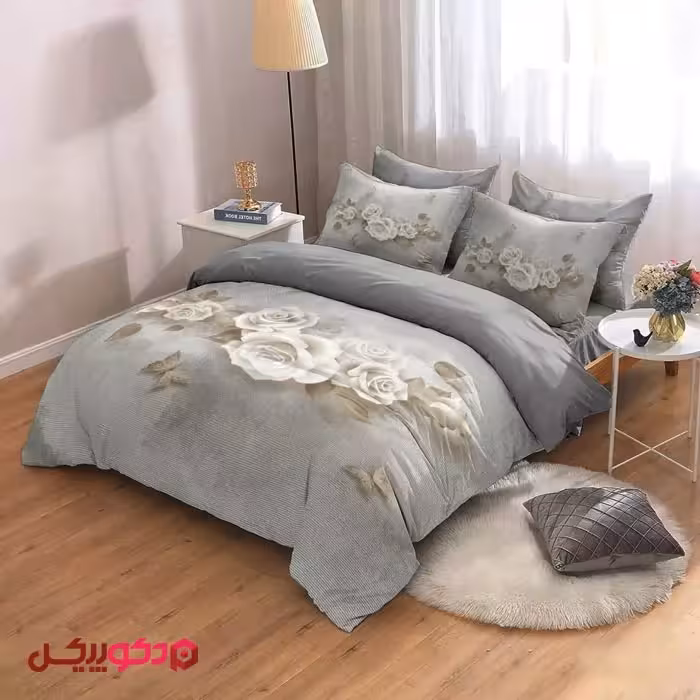 روتختی دونفره گلدار رزالین MD182