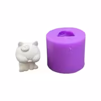 قالب سیلیکونی گربه تپل ارتفاع 4.5 سانت