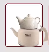 کتری قوری نزاز کد 2406 کرم