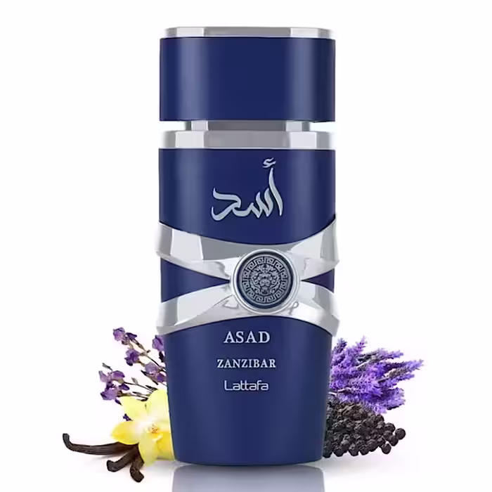 ادکلن مردانه اسد زانزیبار آبی اورجینال 100میل