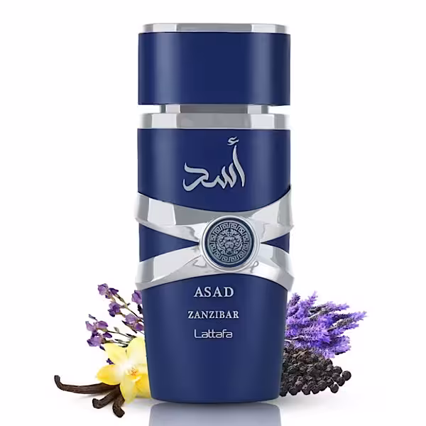 ادکلن مردانه اسد زانزیبار آبی اورجینال 100میل