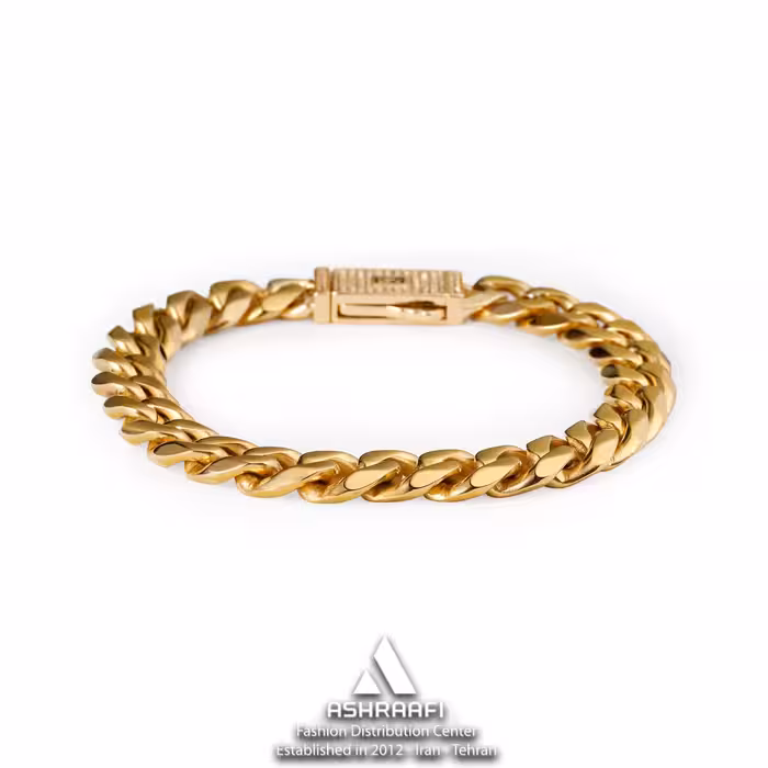دستبند زنجیری طلایی Monaco Chain Bracelet G1